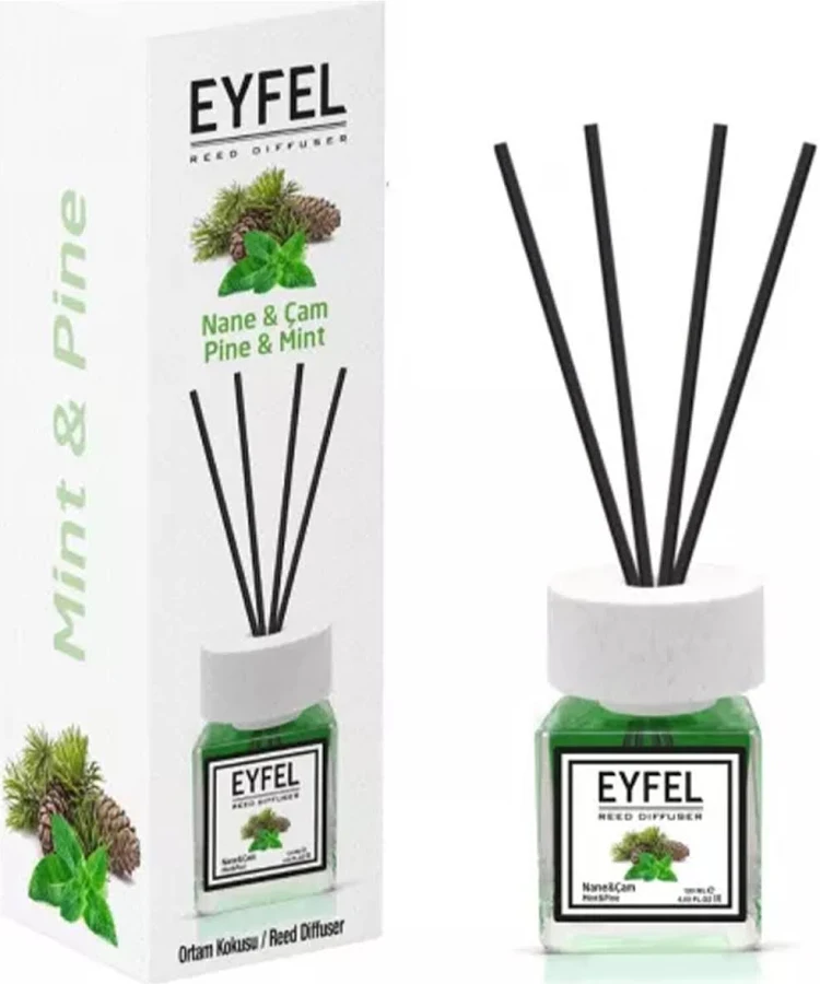 Odorizante cu Betisoare - Eyfel Odorizant camera Diffuser Menta si Pin 120ml