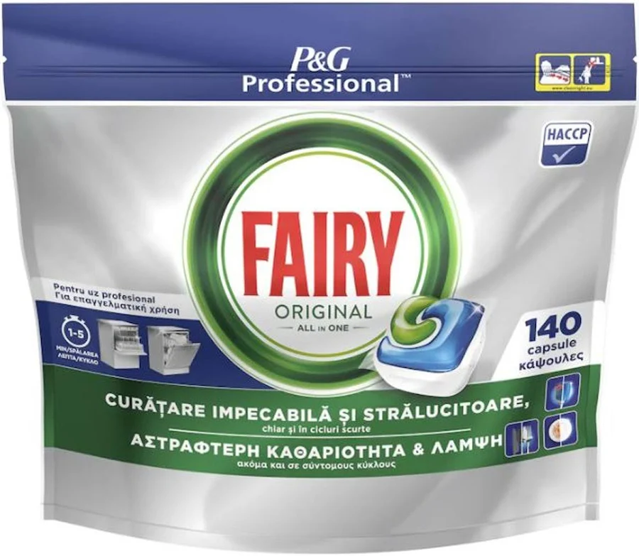 Capsule si Tablete pentru Masina de Spalat Vase - FAIRY DETERGENT VASE CAPSULE 140BUC ORIGINAL PROFESSIONAL