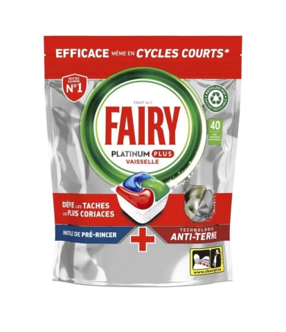 Detergent Vase - FAIRY DETERGENT VASE CAPSULE 40BUC PLATINUM PLUS