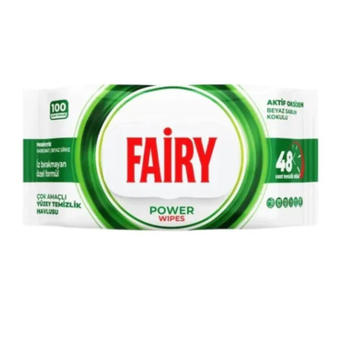 Servetele Umede Suprafete - Fairy Servetele Umede Multisuprafete cu Otet si Bicarbonat Power 100buc