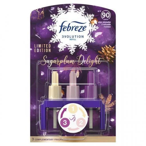 Odorizante Rezerva - FEBREZE ODORIZANT CAMERA REZERVA 3VOLUTION 20ML SUGARPLUM DELIGHT
