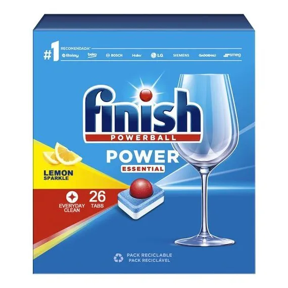 Capsule si Tablete pentru Masina de Spalat Vase - Finish Tablete Masina Spalat Vase Power Essential Lemon 26buc