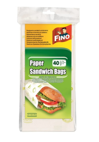 Uz Casnic - FINO PUNGI SANDWICH HARTIE 40BUC