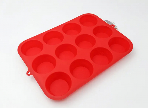 Tavi si Forme Prajituri - Forma Silicon Briose, Family Kitchen, 12 Briose