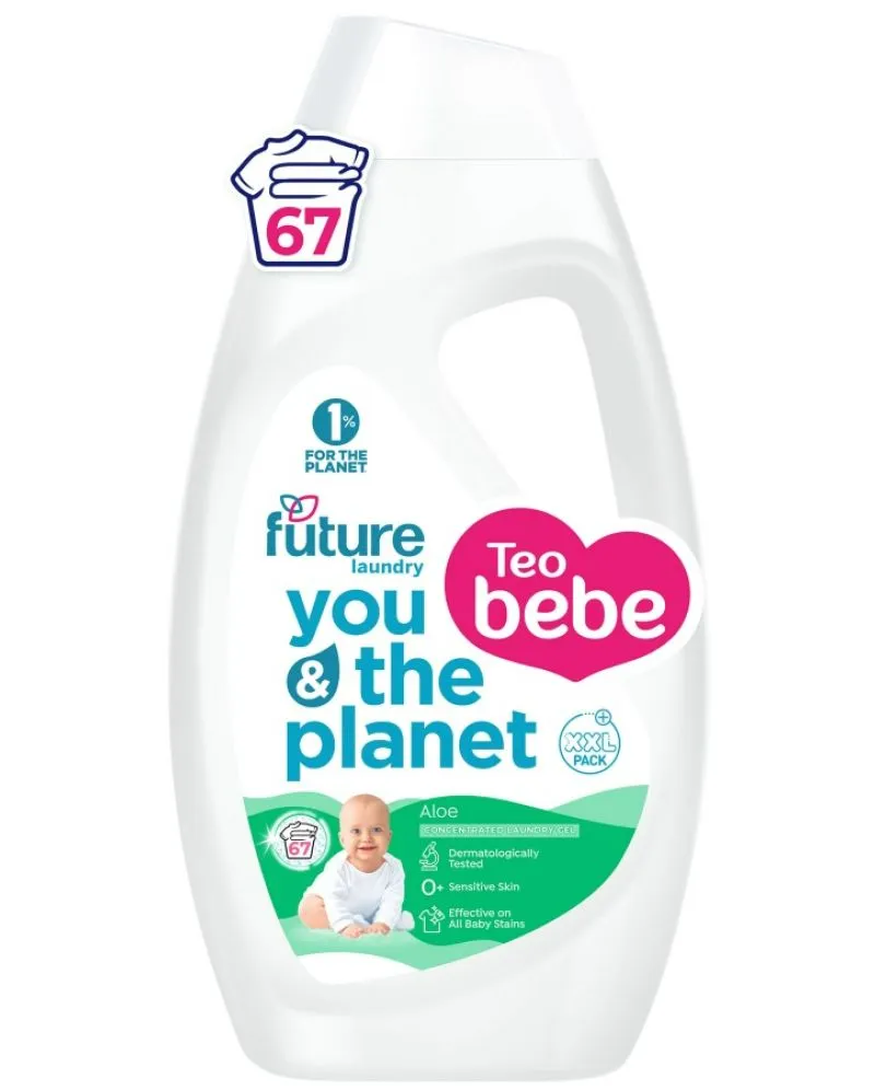Detergent Lichid - FUTURE TEO BEBE DETERGENT LICHID 2.7L ALOE 67SPALARI