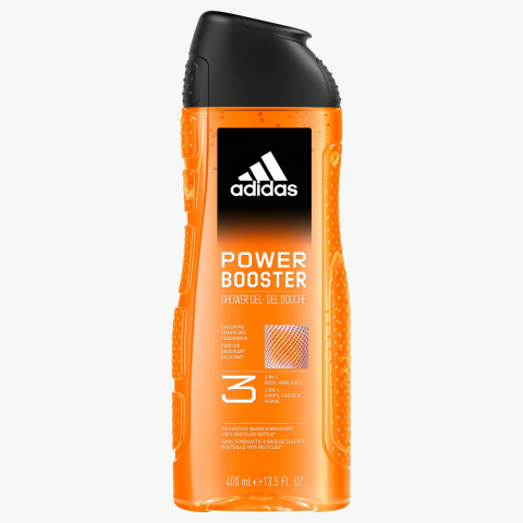 Gel de Dus pentru Barbati - Gel de Dus, Adidas, Men, Power Booster, 400 ml