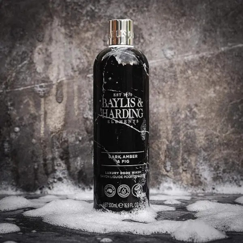 Gel de Dus, Baylis & Harding Elements, Dark Amber & Fig, 500 ml [2]