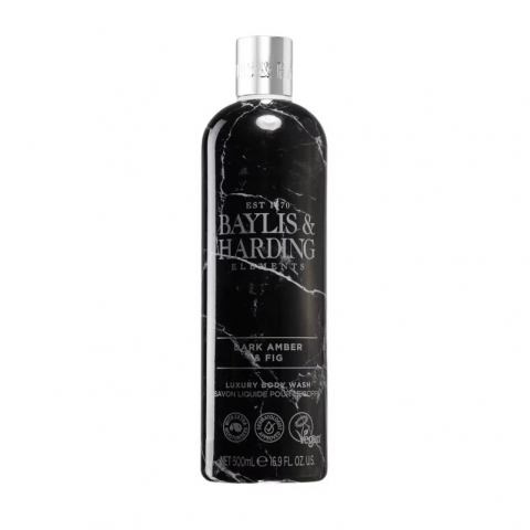 Gel de Dus - Gel de Dus, Baylis & Harding Elements, Dark Amber & Fig, 500 ml