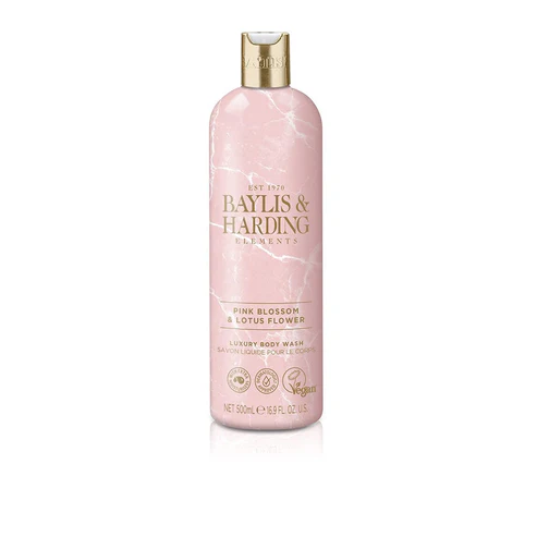 Gel de Dus - Gel de Dus, Baylis & Harding Elements, Pink Blossom & Lotus Flower, 500 ml