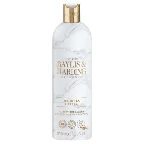 Gel de Dus - Gel de Dus, Baylis & Harding Elements, White Tea & Neroli, 500 ml