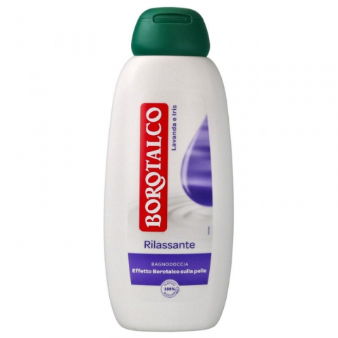Gel de Dus - Gel de Dus, Borotalco, Rilassante, Lavanda si Iris, 600 ml