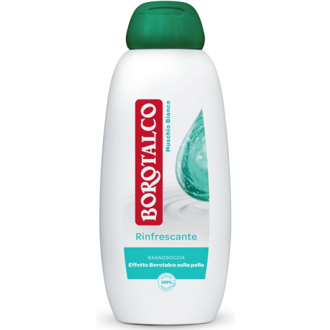 Gel de Dus - Gel de Dus, Borotalco, Rifrescante, Muschio Bianco, 600 ml