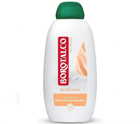 Gel de Dus - Gel de Dus, Borotalco, Setificante, Fiori Bianchi, 600 ml