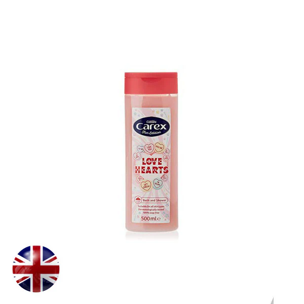 Gel de Dus, Cussons Carex, Bath & Shower, Love Hearts, 500 ml [1]