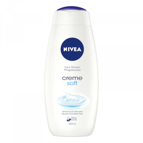 Dus si Baie - Gel de Dus Crema, Nivea, Creme Soft, 500 ml