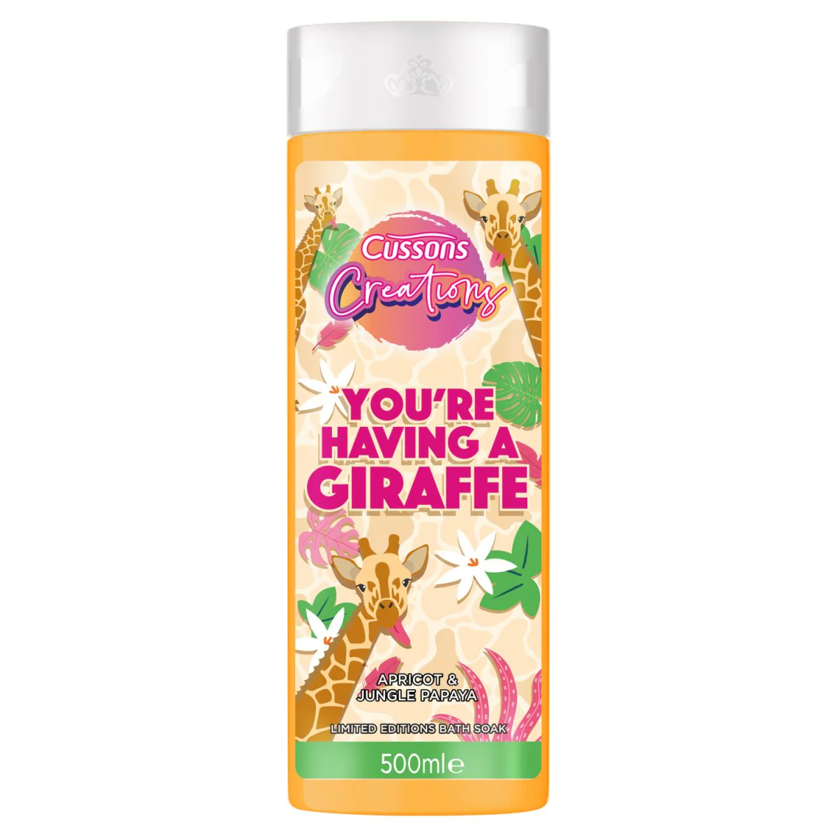 Gel de Dus - Gel de Dus, Cussons Creations, Having A Giraffe, Apricot & Jungle Papaya, 500 ml