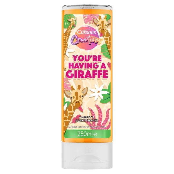 Gel de Dus - Gel de Dus, Cussons Creations, Having A Giraffe, Apricot & Jungle Papaya, 250 ml