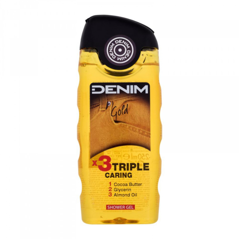Gel de Dus pentru Barbati - Gel de Dus, Denim, Gold, 250 ml