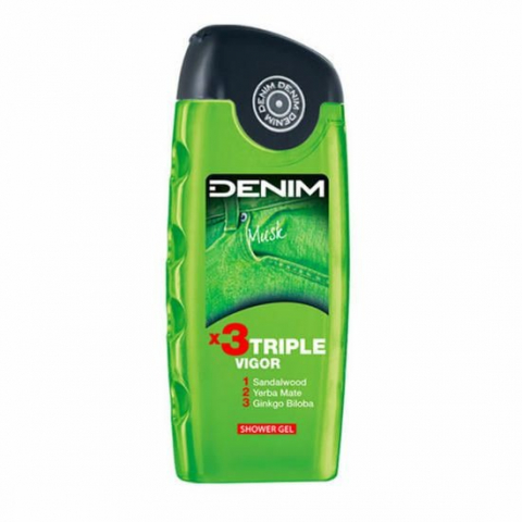 Gel de Dus pentru Barbati - Gel de Dus, Denim, Musk, 250 ml