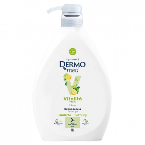 Gel de Dus - Gel de Dus, Dermomed, Vitality Lime, 1000 ml