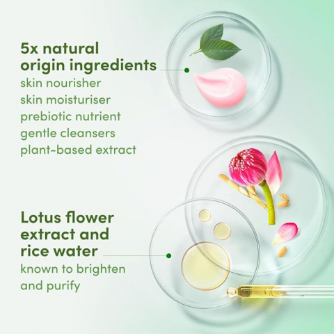 Gel de Dus, Dove, Glowing, Lotus Flower Extract & Rice Water, 600 ml [3]