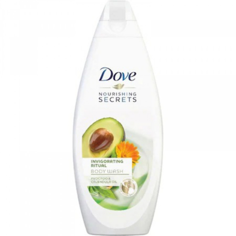 Gel de Dus - Gel de Dus, Dove, Invigorating Ritual, Ulei Avocado si Extract Musetel, 450 ml