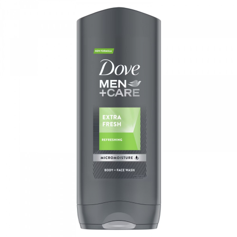 Gel de Dus pentru Barbati - Gel de Dus, Dove Men, Extra Fresh, 400 ml