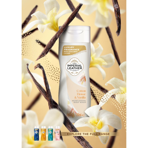 Gel de Dus, Imperial Leather, Cotton Flower & Vanilla, 250 ml [1]