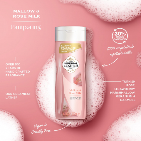 Gel de Dus, Imperial Leather, Mallow & Rose Milk, 500 ml [1]