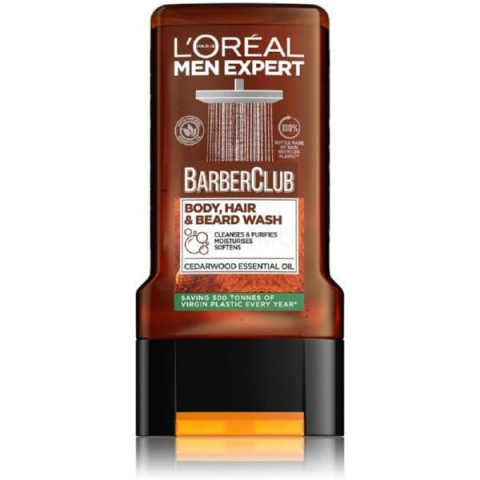 Gel de Dus pentru Barbati - Gel de Dus, L'Oreal Men Expert, Barber Club, 300 ml