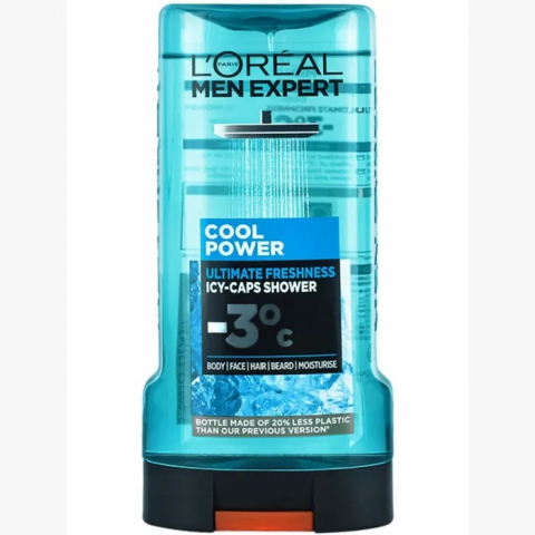Gel de Dus pentru Barbati - Gel de Dus, L'Oreal Men Expert, Cool Power, 300 ml