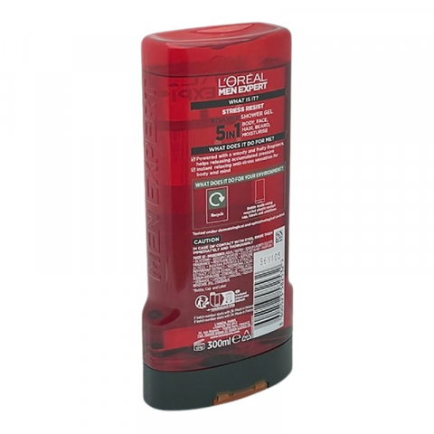 Gel de Dus, L'Oreal Men Expert, Stress Resist 5in1, 300 ml [1]