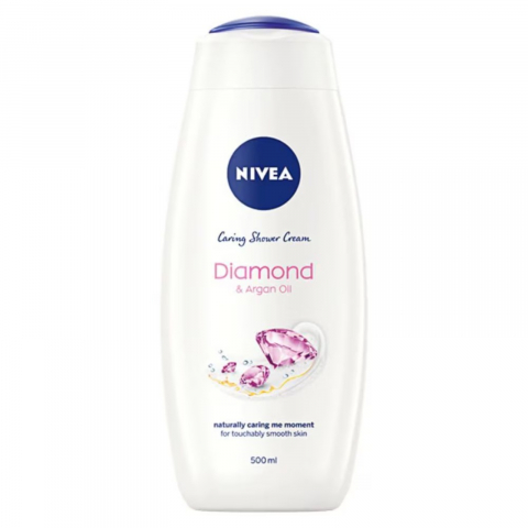 Ingrijire Personala - Gel de Dus, Nivea, Diamond Argan Oil, 500 ml