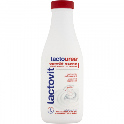 Gel de Dus - Gel de Dus Reparator Piele Foarte Uscata, Lactovit, Lactourea, 600 ml