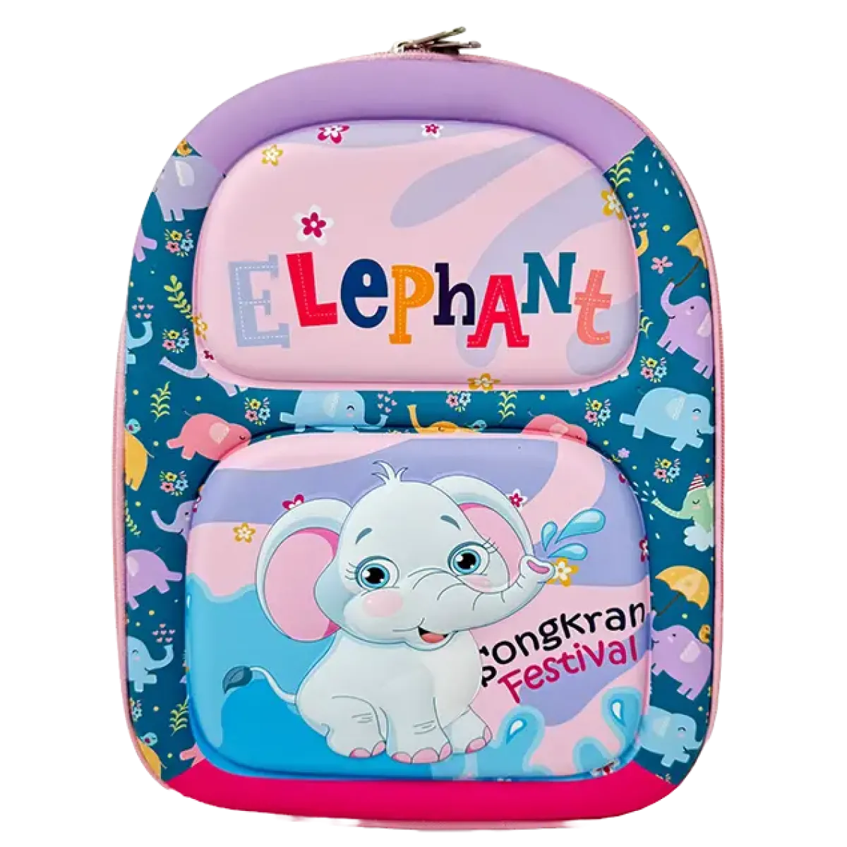 Accesorii Scoala si Birou - Ghiozdan Fetite 3d Elephant