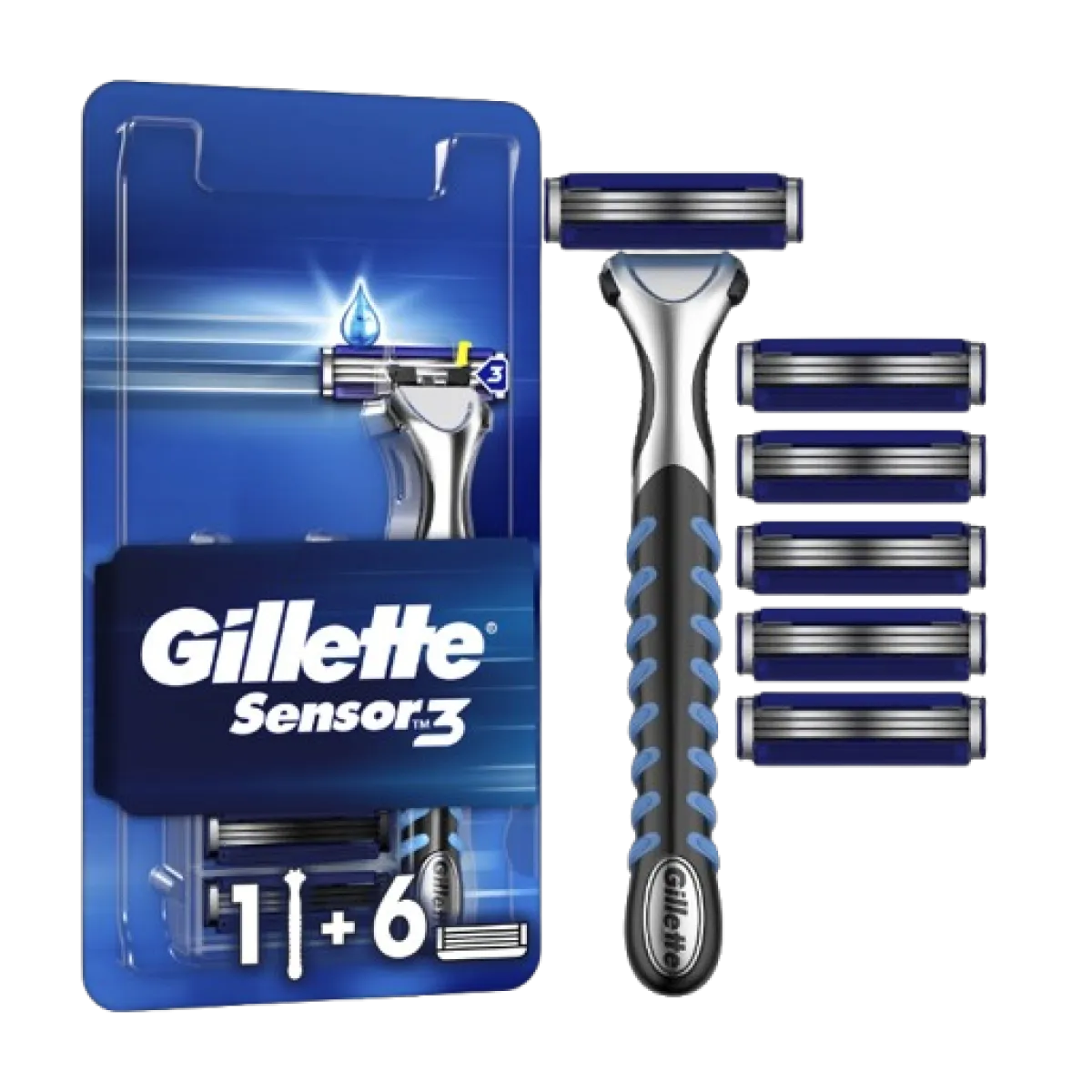 Aparate de Ras - Gillette Aparat Sensor3+6rezerve