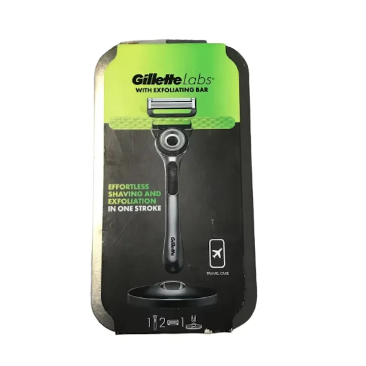 Aparate de Ras - GILLETTE LABS APARAT DE RAS 5 LAME +2 REZERVE + CARCASA METALICA PENTRU CALATORII