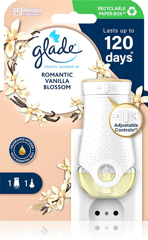 Odorizante Rezerva - GLADE ODORIZANT CAMERA AP+REZERVA 20ML ROMANTIC VANILLA