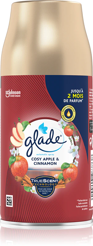 Odorizante Spray - GLADE ODORIZANT CAMERA REZERVA 269ML COSY APPLE CINNAMON