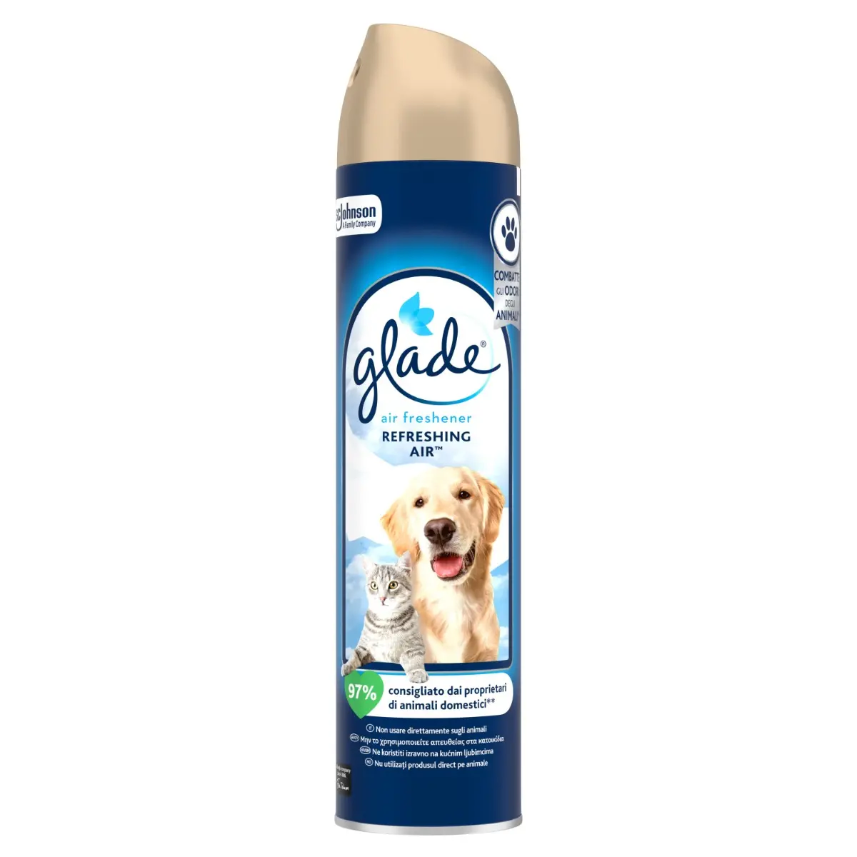 Odorizante Spray - GLADE SPRAY CAMERA 300ML REFRESHING AIR