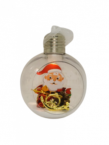 Glob Transparent de Craciun cu Led, Peisaj de Iarna [1]