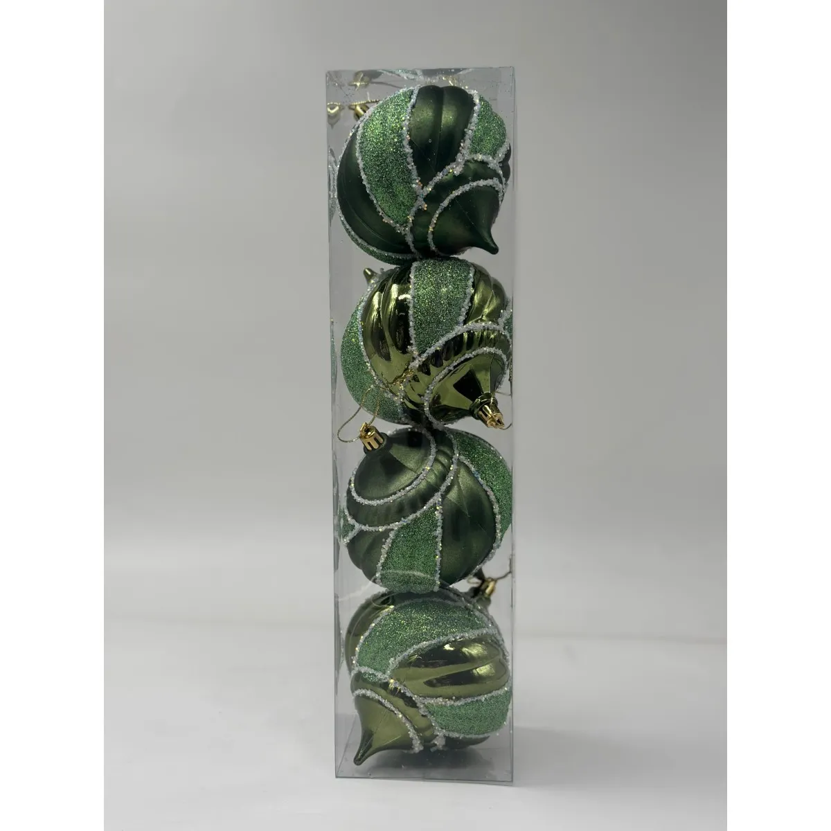 Articole Craciun - Globuri Craciun Din Plastic 10cm 1-183 4/set