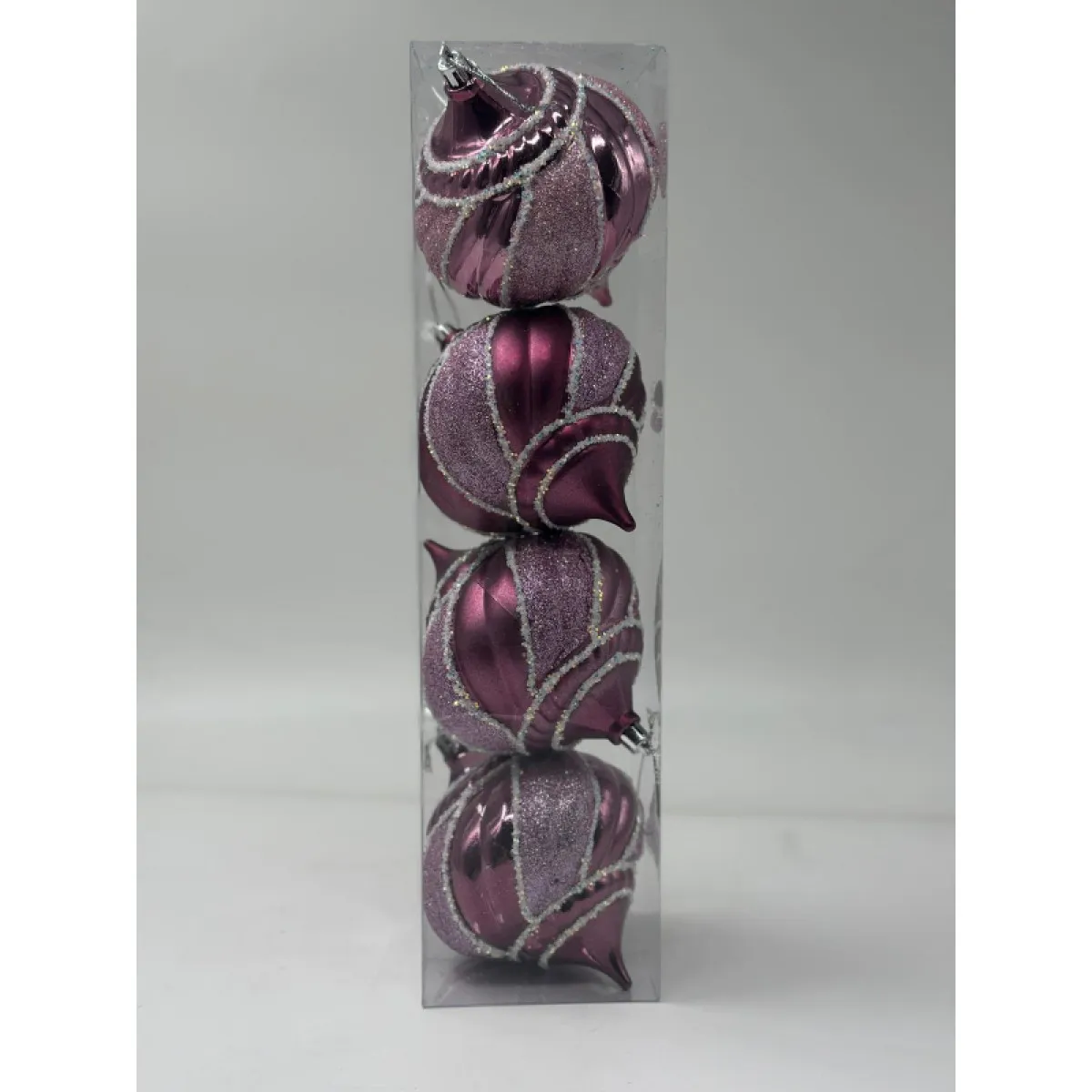 Articole Craciun - Globuri Craciun Din Plastic 8cm 1-88 9/set