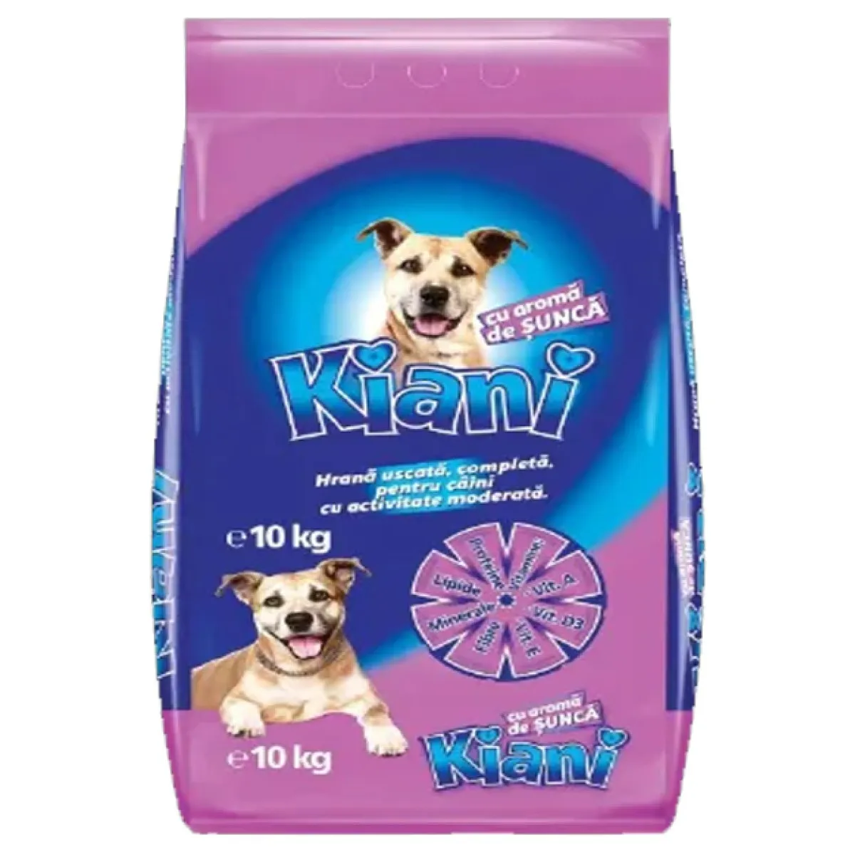 Hrana, Accesorii si Ingrijire Animale - Hrana Uscata Pentru Caini, Kiani, Gust de Sunca, 10kg