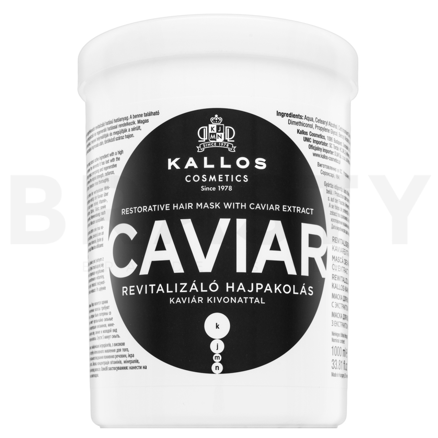 Ingrijire Personala - KALLOS MASCA PAR 1000ML CAVIAR
