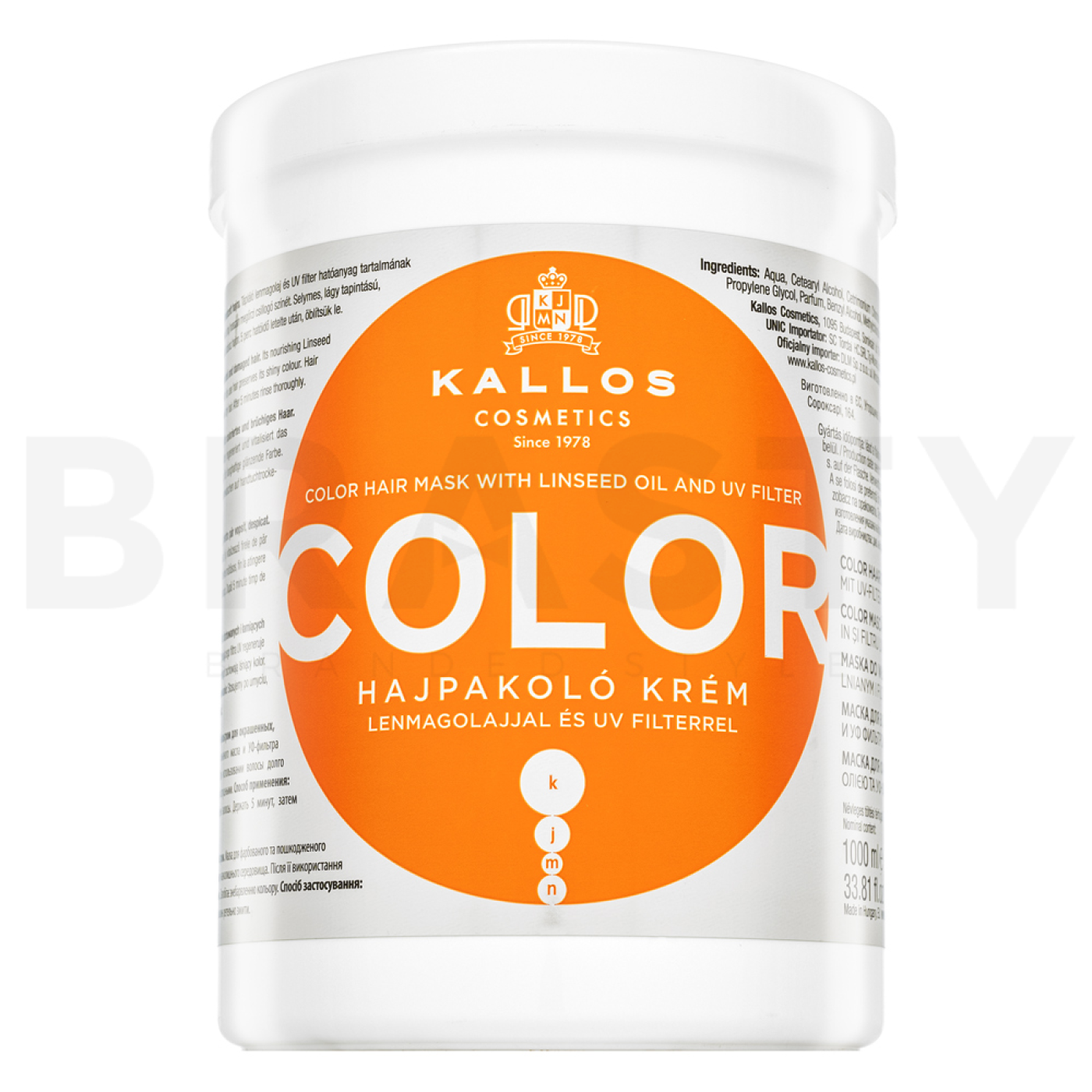 Ingrijire Personala - KALLOS MASCA PAR 1000ML COLOR