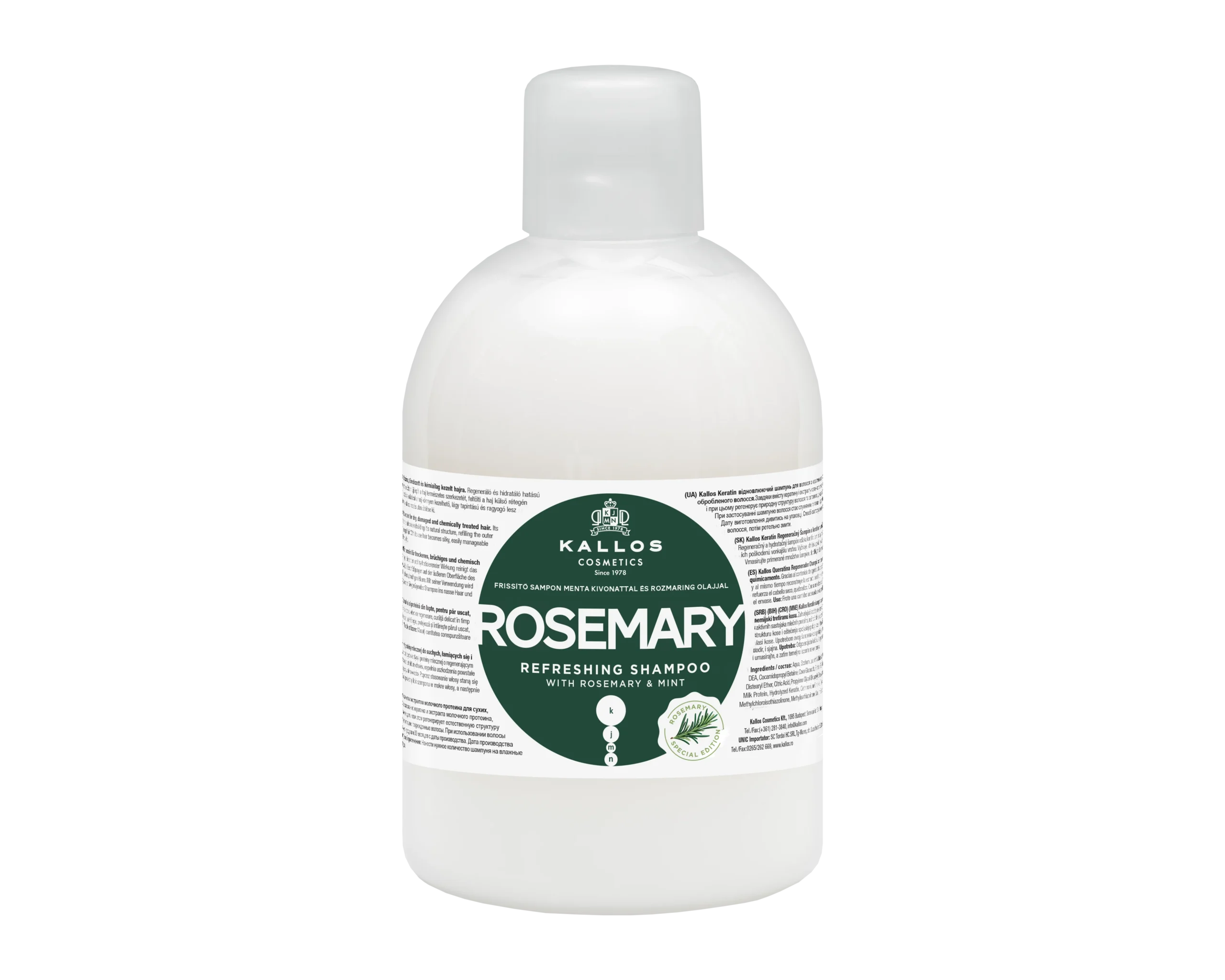 Sampon - KALLOS SAMPON 1000ML ROSEMARY