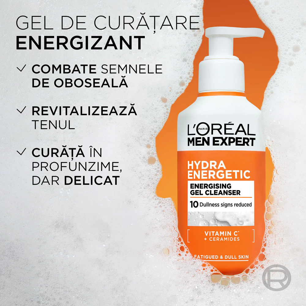 L'OREAL MEN EXPERT GEL CURATARE FATA 260ML HYDRA ENERGETIC [2]