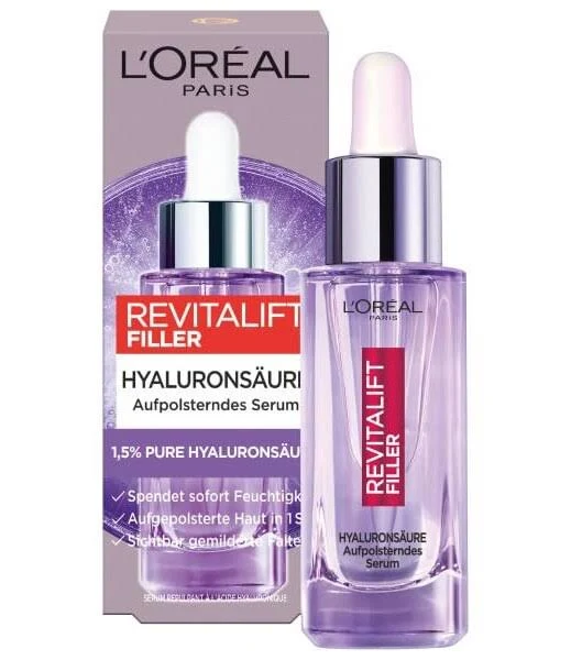 Creme de Fata - L'Oréal Revitalift Filler Ser pentru Față cu Acid Hialuronic 15 ml