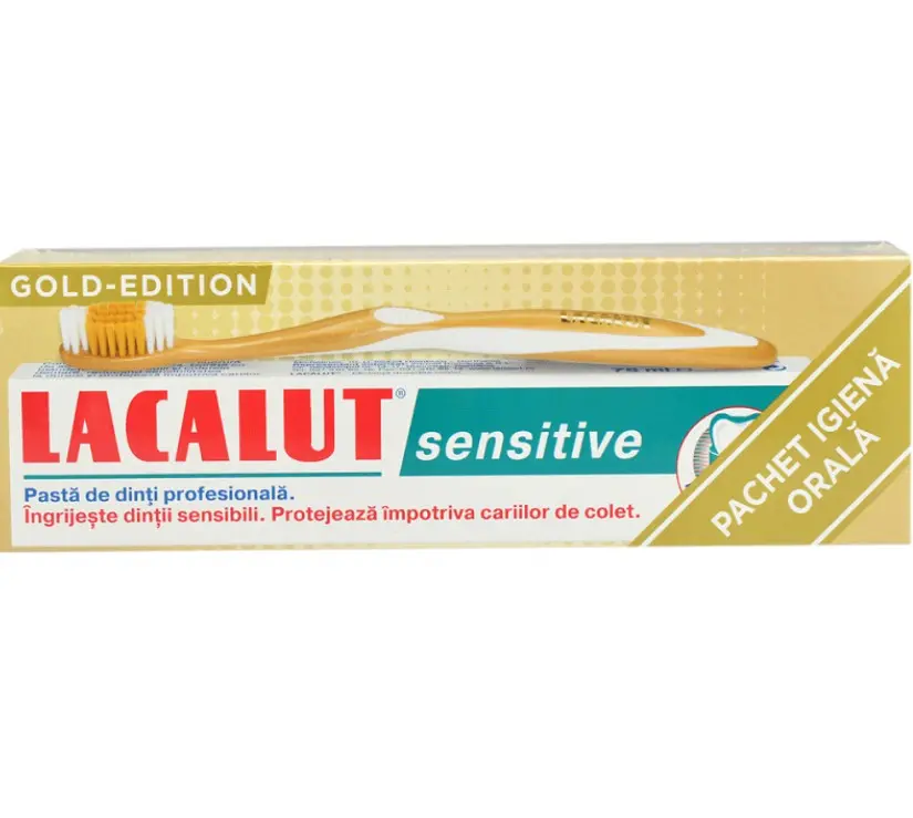Pasta de Dinti - LACALUT PASTA DINTI 75ML SENSITIVE+PERIUTA EDITION LIMITED